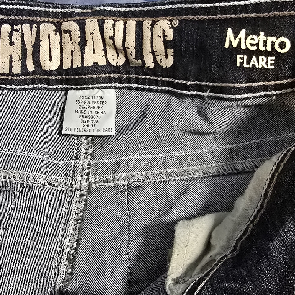 NWOT Hydraulic Denim Jeans Women's Size 7/8 Metro Flare - Picture 13 of 15